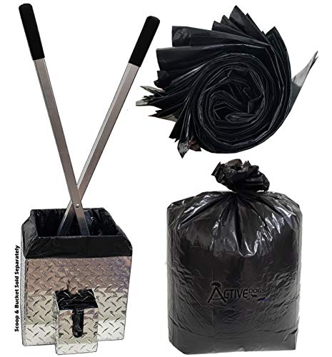 Activedogs Best Ever Dog Poop Scooper Bucket Liner Refill Pk - Goes
