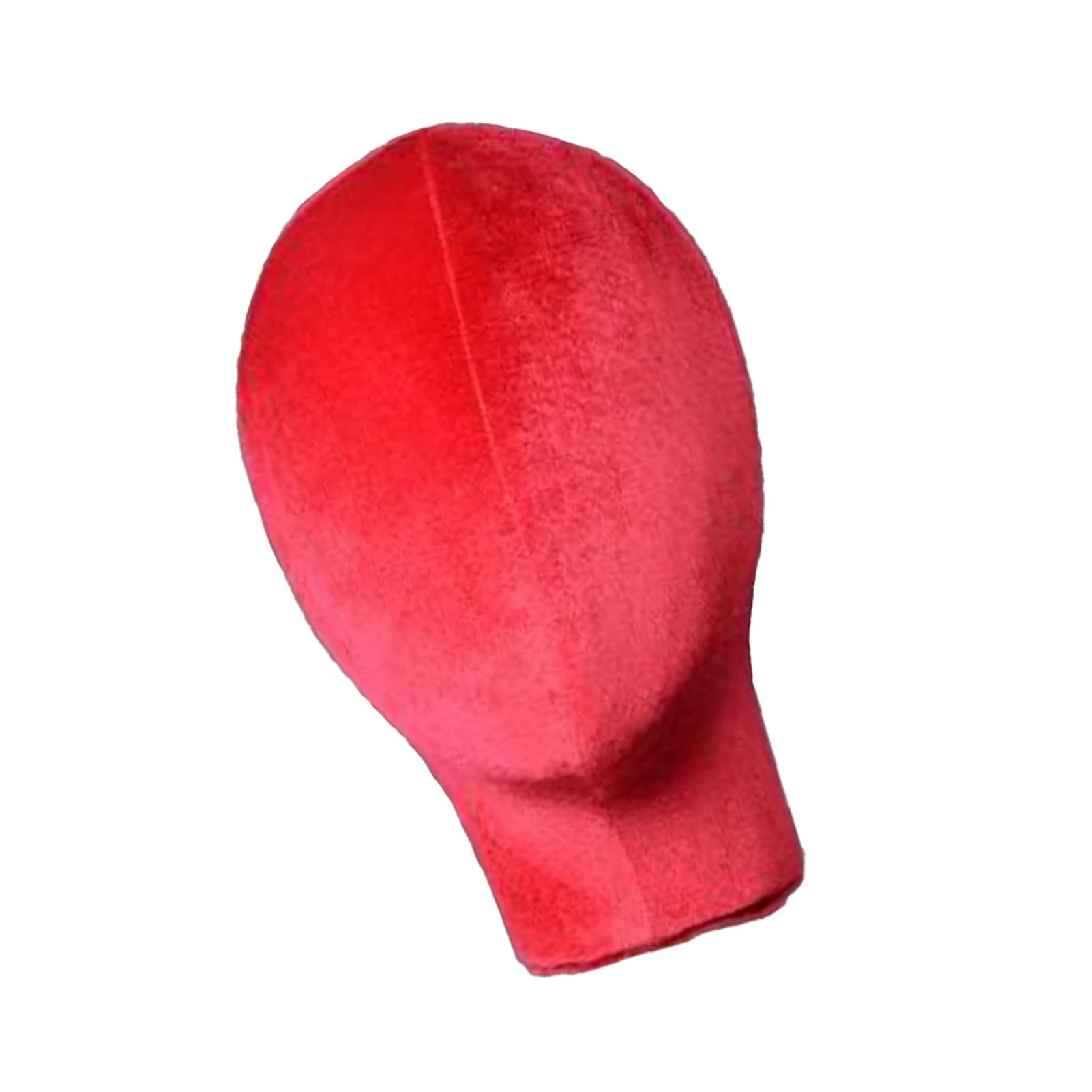 Głowa peruki Velvet Head for Peruki Kapelusze Okulary Dispaly Head Mannequin Head Base z otworem montażowym Łatwy pasujący do większego zacisku (Color : Lake Blue)