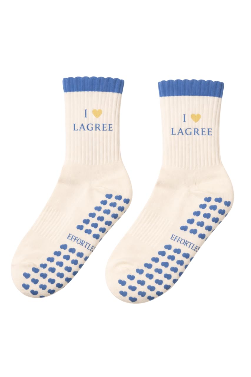 Shapes Studio Pilates Grip Socks for Women, Non-Slip Reformer Pilates Socks, Cute Grippy Socks for Barre, Yoga &amp; Workout