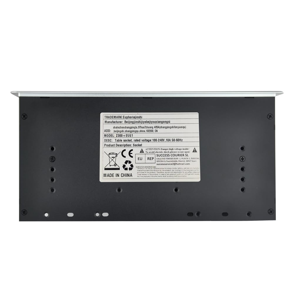 Einbausteckdose versenkbar Konferenzraum Tisch Multimedia Steckdose Silber-2xSchuko-2xCAT6-2xHDMI-1xUSB3.0-Stereo-1xUSB-C Daten (Silver)