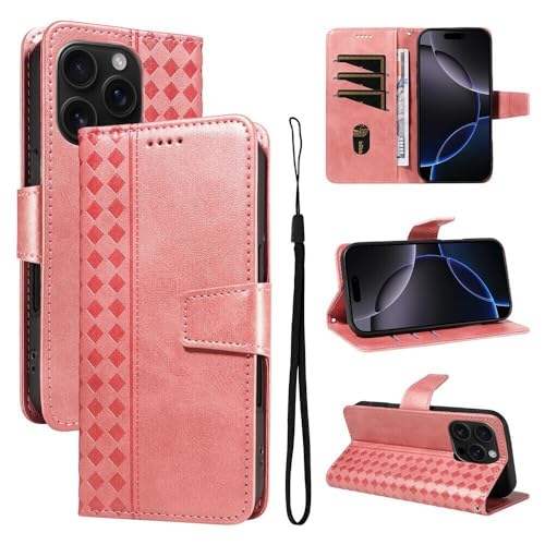 Étui portefeuille en cuir pour iPhone et Samsung Galaxy A34 avec clapet magnétique