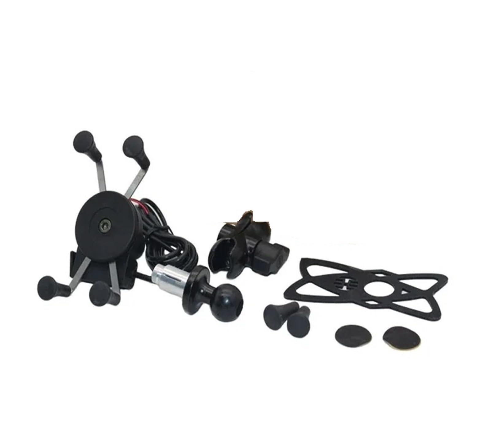 Supporto Per Telefono Moto Per YZF-R1 Per YZF R1M/S Staffa GPS per moto | Per YZF-R6 Supporto Per Telefono Con Stelo Forcella Con Caricatore USB Staffa Di Navigazione GPS(Without Charger)