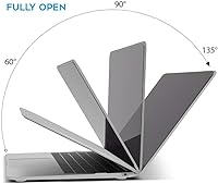 Vista 5 de IBENZER Carcasa rígida para MacBook Air de 13 pulgadas, 2020, 2019, 2018, nueva versión A2179, A1932, carcasa rígida para Apple Mac Air 13 Retina