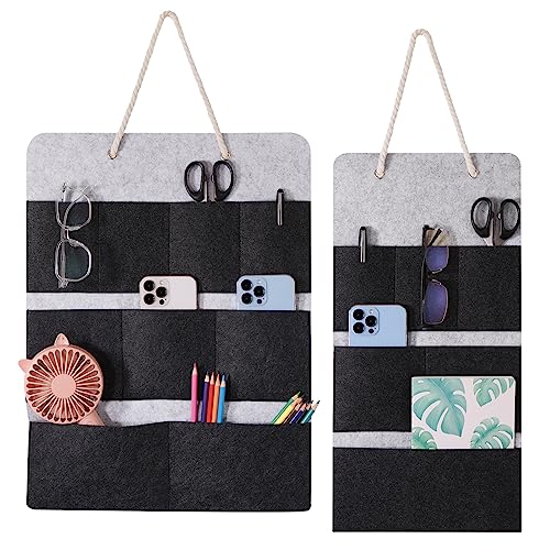 Hängeorganizer Mit 42 Taschen Für Tür Oder Wand – Aus Robustem Segeltuch, Perfekt Für Handys & Kleinkram