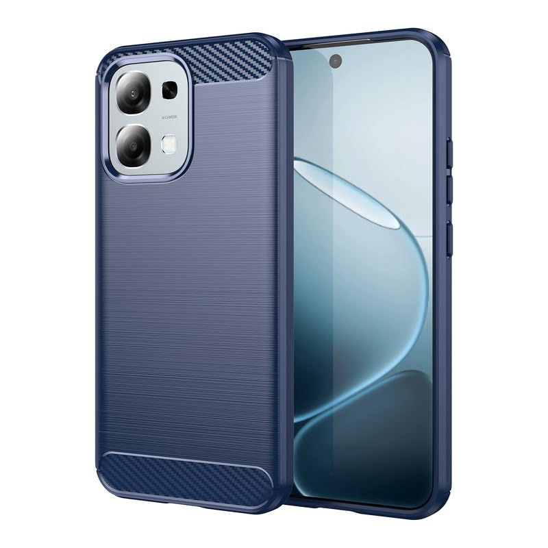 Image of Basic Case for Oppo F31 5G (Carbon Fibre Blue)