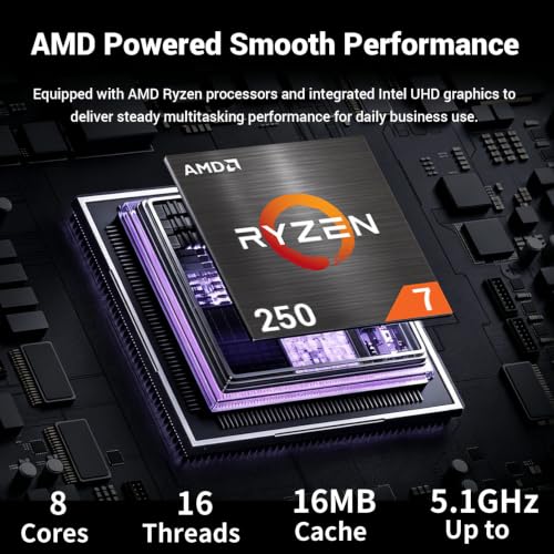 Image of Lenovo ThinkBook 14 AMD Ryzen 7 250 AI Business Laptop, 32GB RAM | 1TB SSD