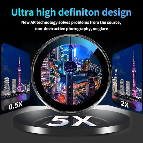 Image of Premium Camera Lens Protector Compatible For Samsung Galaxy S26 Ultra 5G (Black) Camera Lens Protector - 9H Tempered Glass, Military-Grade Anti-Scratch, Case-Friendly, Easy Install Frame