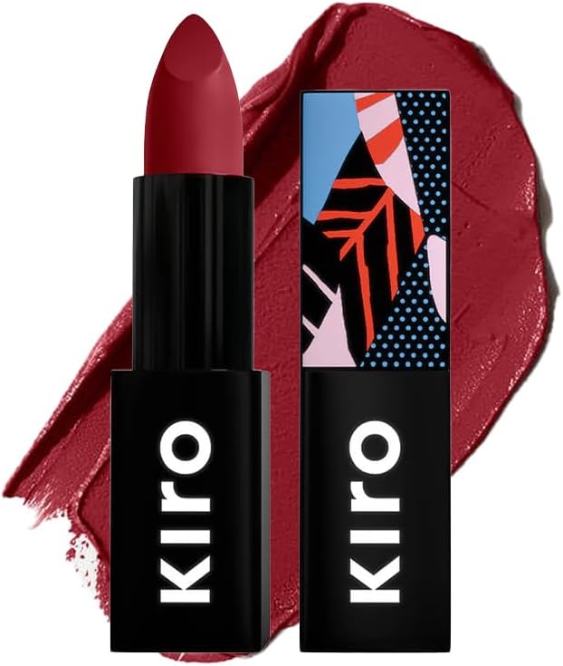 Moist Matte Lipstick Red Beet (Soft Burgundy), 4.2 gm, Smudgeproof, Long lasting, Matte Lip stick, Vegan, No Paraben, Jojoba Oil, Cocoa Butter, Non Toxic Lipstick for Intense Pigmentation
