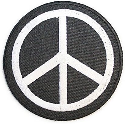 Amazon Peaceマーク Peace ピース ワッペン 黒 ワッペン アップリケ 通販
