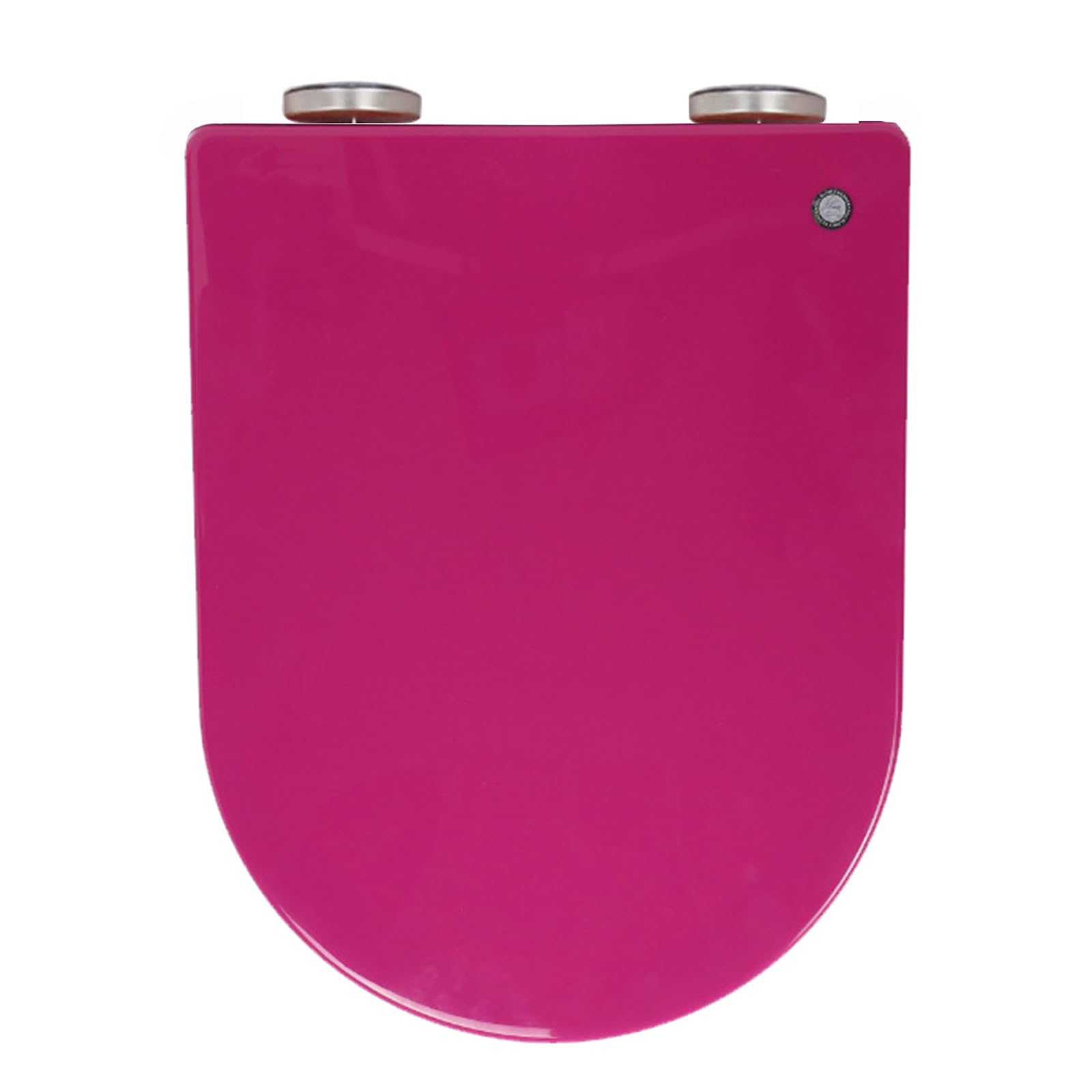 Blue modifiable Shaped Toilet seat, fixD hingeDpivotD Bathroom lid, Lightweight, Durable, Portable, User-Friendly, Compact, Adjustable, Fixed