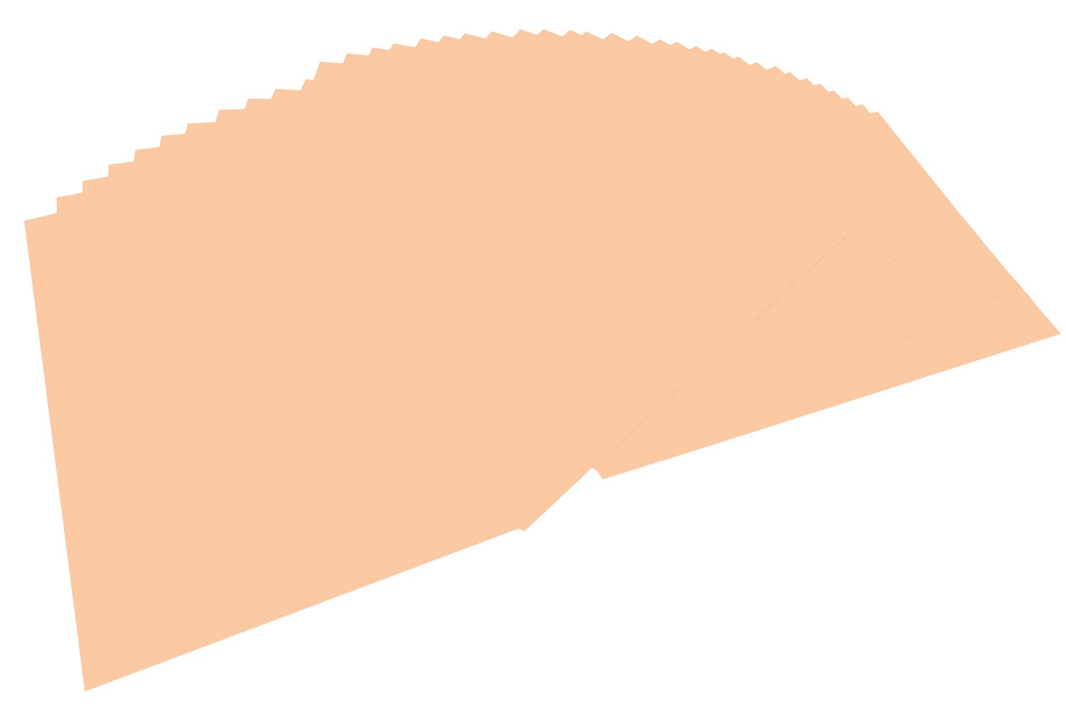folia 614/50 42 Photo Card DIN A4 300 g/m² 50 Sheets Apricot for Crafts and Creative Design of Cards, Window Pictures and Scrapbooking