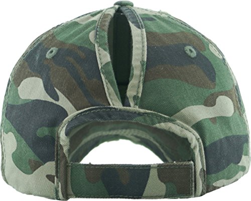 Image of Classic Plain Ponytail Messy High Bun Headwear Adjustable Cotton Trucker Mesh Glitter Hat Baseball Cap