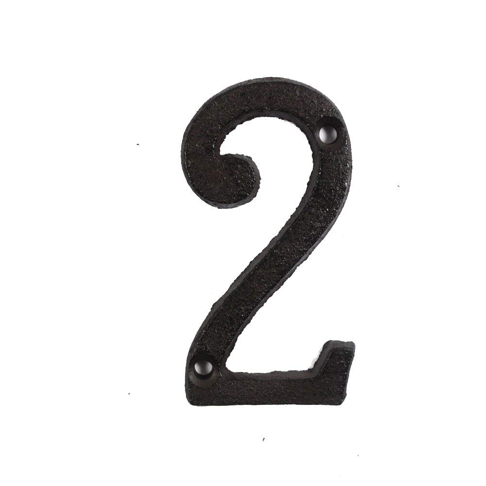 ausuky Cast Iron Retro Metal Alphabet Letters Numbers Sign Address Door Cafe Wall Decor A to Z,0 to 9 (2)