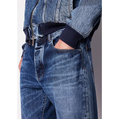 Armani Exchange Men's J82 Loose Tapered Non Stretch Cotton Limited Milano Edition Denim Pants4