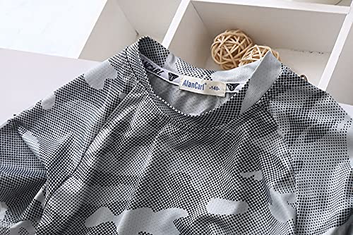 Image of Boys Summer Clothing Sets Kids Outfit Set Camouflage Short Sleeve T-Shirt+ Shorts Sportswear 3-13Years