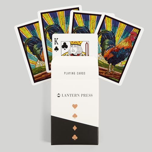 Baraja Rooster Mosaico de Papel 52 Cartas Tamaño Póker miniatura 6