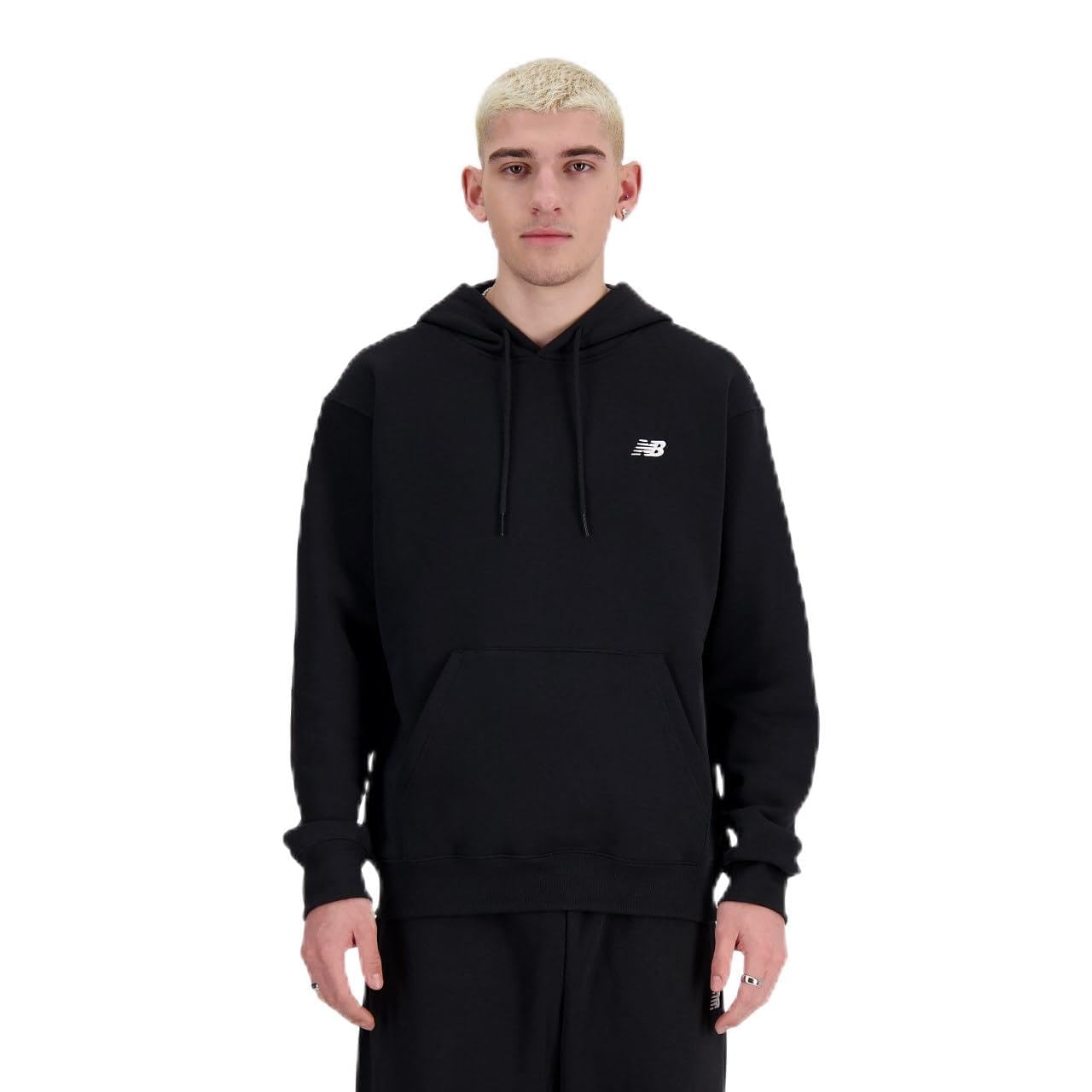 New Balance Men's Black Sport Essentials French Terry Hoodie, L