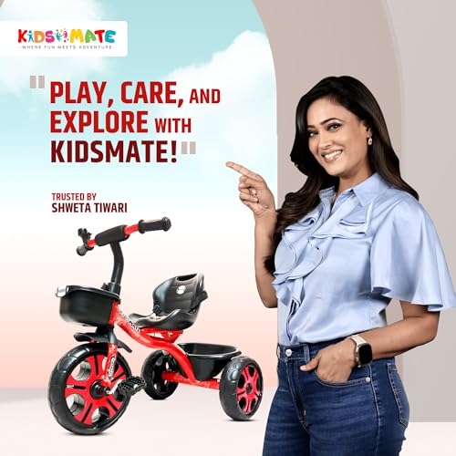Kidsmate Store Kidsmate Ninja Plug N Play Durable Kids/Baby Tricycle, - Image 3
