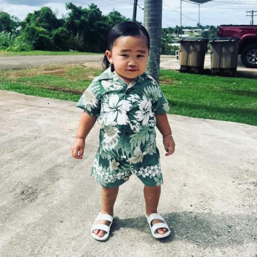 Image of J-Slips Toddler Sandals with Back Strap - Comfortable Boys and Girls Jesus Jandals for Beach and Summer - Waterproof Hawaiian Slides in 12 Colors, Sandalias