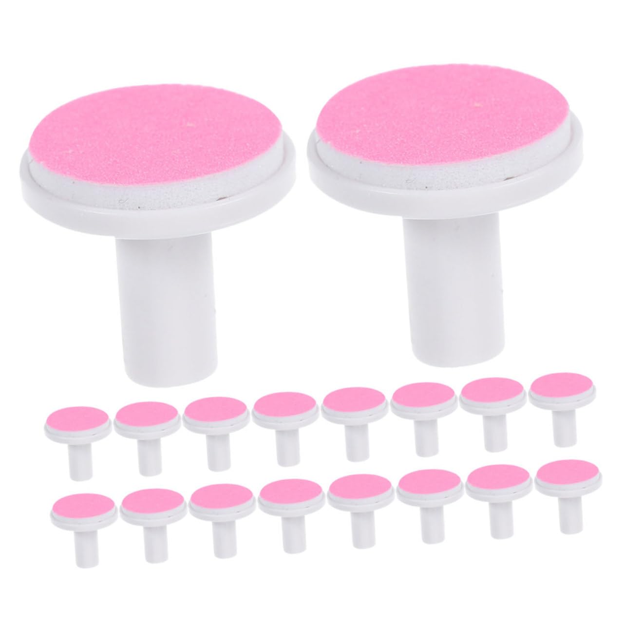 IWOWHERO Electric Nail Grinder Grinding Heads 24 Pcs Set Nail File Pads Buffers