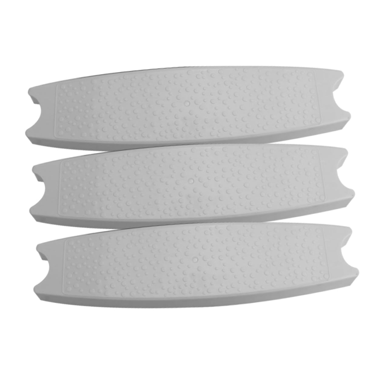 Marches de Piscine 3 Pièces en Abs Blanc, Structure Stable