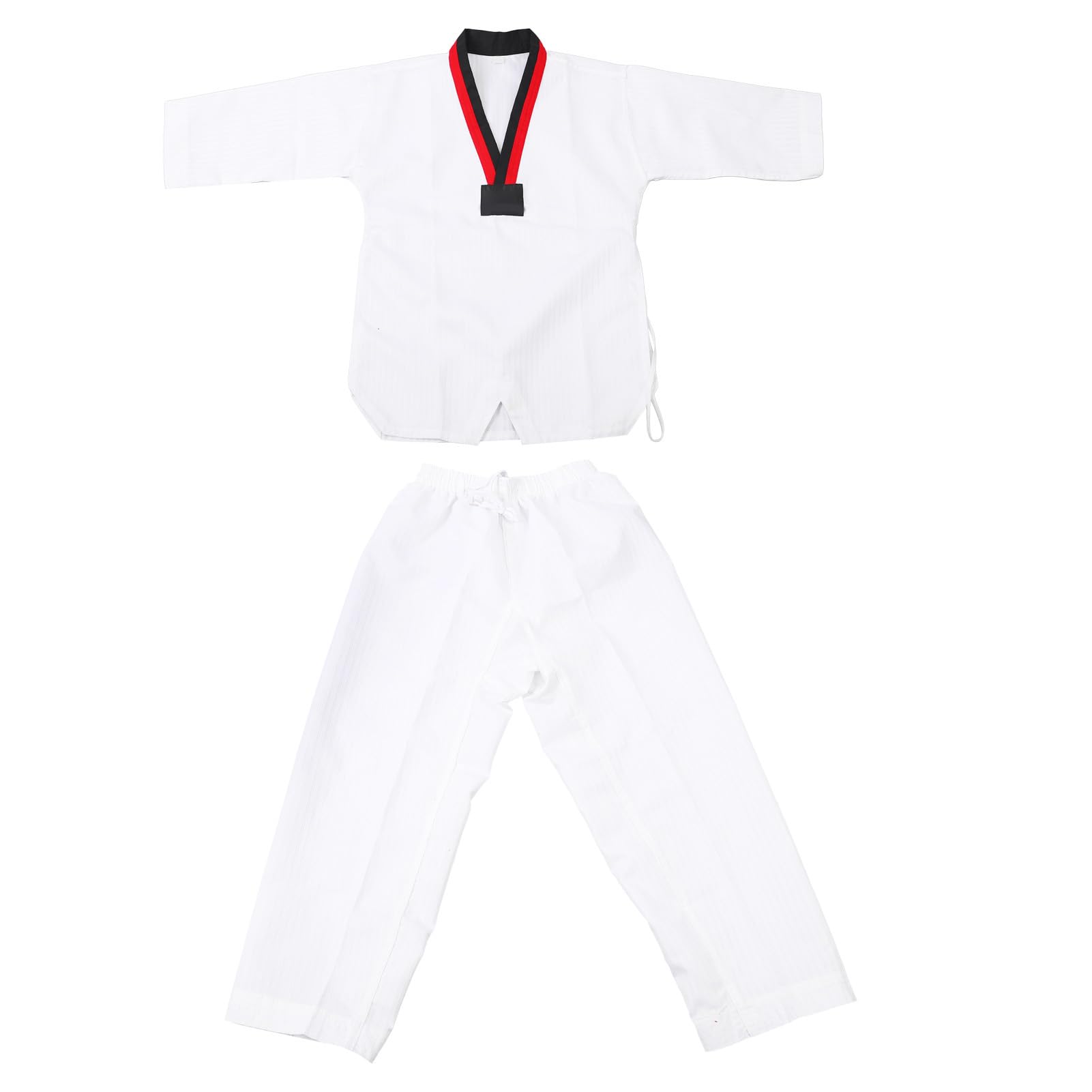 Uniforme Tradicional de Taekwondo, Uniforme de Taekwondo Ventilado de Algodón Duradero, Ampliamente Utilizado, Cómodo y Suave para Entrenamiento de Artes Marciales (M)