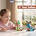 TOSY Magnet Pyramid Stone - 1 Cube Transforms into 1 Billion Shapes, 243 Rare Earth Magnets, Holographic Design, Spinner Accessory, Fidget/Puzzle/Sensory/STEAM Toy, Gift for Valentine Easter Birthday
