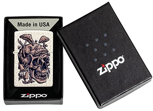 Encendedor Zippo Skullshroom Mercury Glass de bolsillo miniatura 6