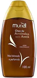 Óleo Corporal de Amêndoas com Avelã, Muriel, 100 Ml, Branco