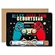 Geldgeschenke Geburtstag aus Holz, Gamepad Geschenkverpackung Geldgeschenk Geburtstag Gaming Deko mit Reagenzgläser und Umschlag, Lustige Coole Zocker Geld Geschenke Junge Teenager
