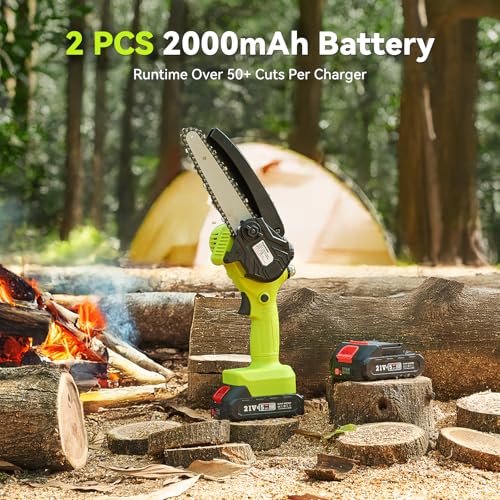Image of Supstable 2-IN-1 Cordless Pole Saw & Mini Chainsaw