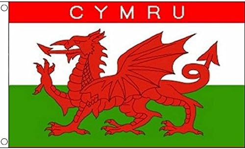 AZ FLAG Wales Cymru Flag 2' x 3' - Welsh flags 60 x 90 cm - Banner 2x3 ft