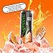 Green Orangeade - No added Sugar, 10% Real Orange Juice, 20 Calories per can, Naturally Sweetened with 100% Stevia Leaf Extract, Carbonated Soda, 12 Fl Oz each can - Pack of 6