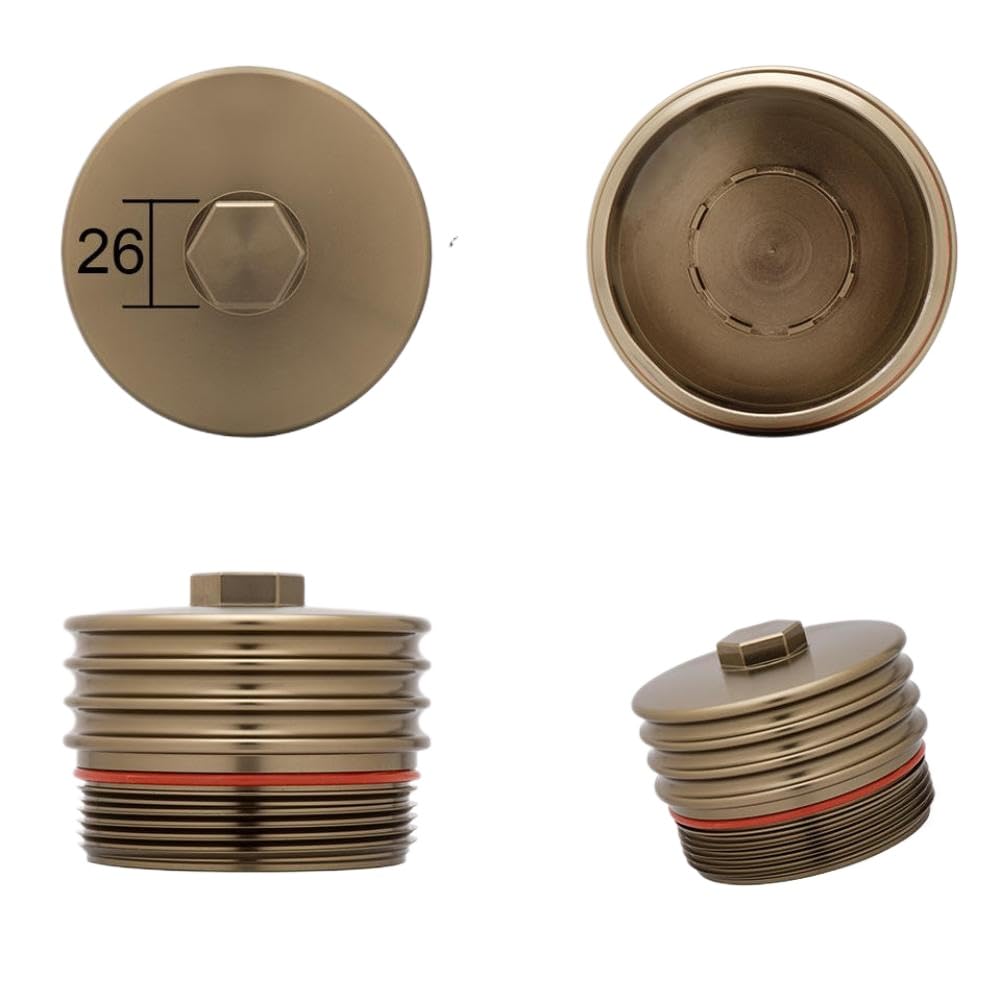 Sostituzione del coperchio del filtro dell'olio in alluminio compatibile con il motore 3 Serie 4 Serie N20 N26 N51 N52 N53 N54 N55 2.0T
