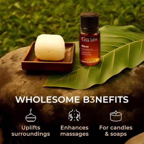 Image of 100% Pure Elemi Essential Oil - 0.34 Fl Oz - Elemi Oil for Hair, Skin, Diffuser, Aromatherapy & DIY Candle Making Scent