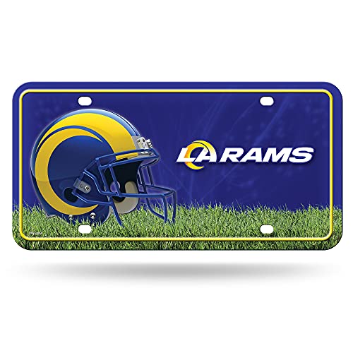 Rico Industries NFL Los Angeles Rams Metal License Plate Tag - image 1