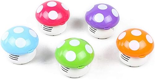 Miniatura 3 de Aspirador de escritorio de hongos Aspirador de escritorio Mini en forma de hongo Aspirador de polvo de mesa Aspirador de esquina portátil Pequeña y