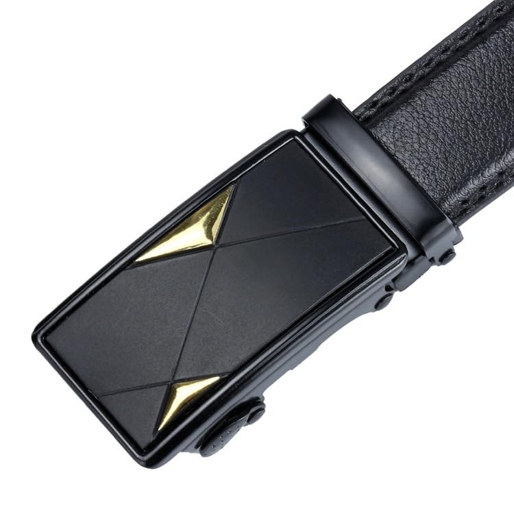 JSEIAJB Casual Men's Automatic Buckle Belt With Black Side Buckle Belt3