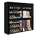 Produktbild UDEAR Schuhregal Boot Style 27 Pairs 6 Tier Entryway Schuh Organizer Schwarz
