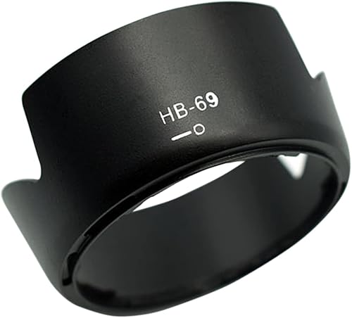 HB-69 Parasol para Nikon AF-S(No para AF-P) DX 0.709-2.165 in f3.5-5.6GVR II (no para G VR, no para G EG II), parasol digital de 2.047 in con diseño