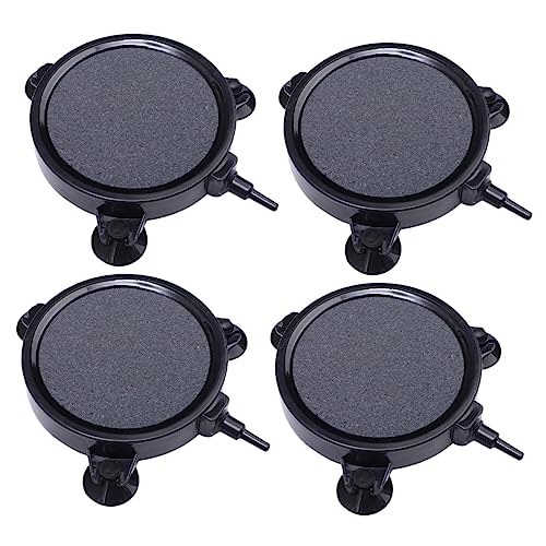 COSMEVIVI 4個 吸盤バブル 水槽の背景 砂 バッテリーエアポンプ水族館 調整可能な 水族館エアレーター ヒータ 魚 sink ディフューザー 水族館エアストーン 気泡ストーン