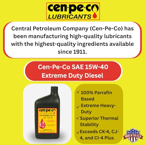Aceite para motor diesel SAE 15W40 Extreme Duty 12 cuartos miniatura 5