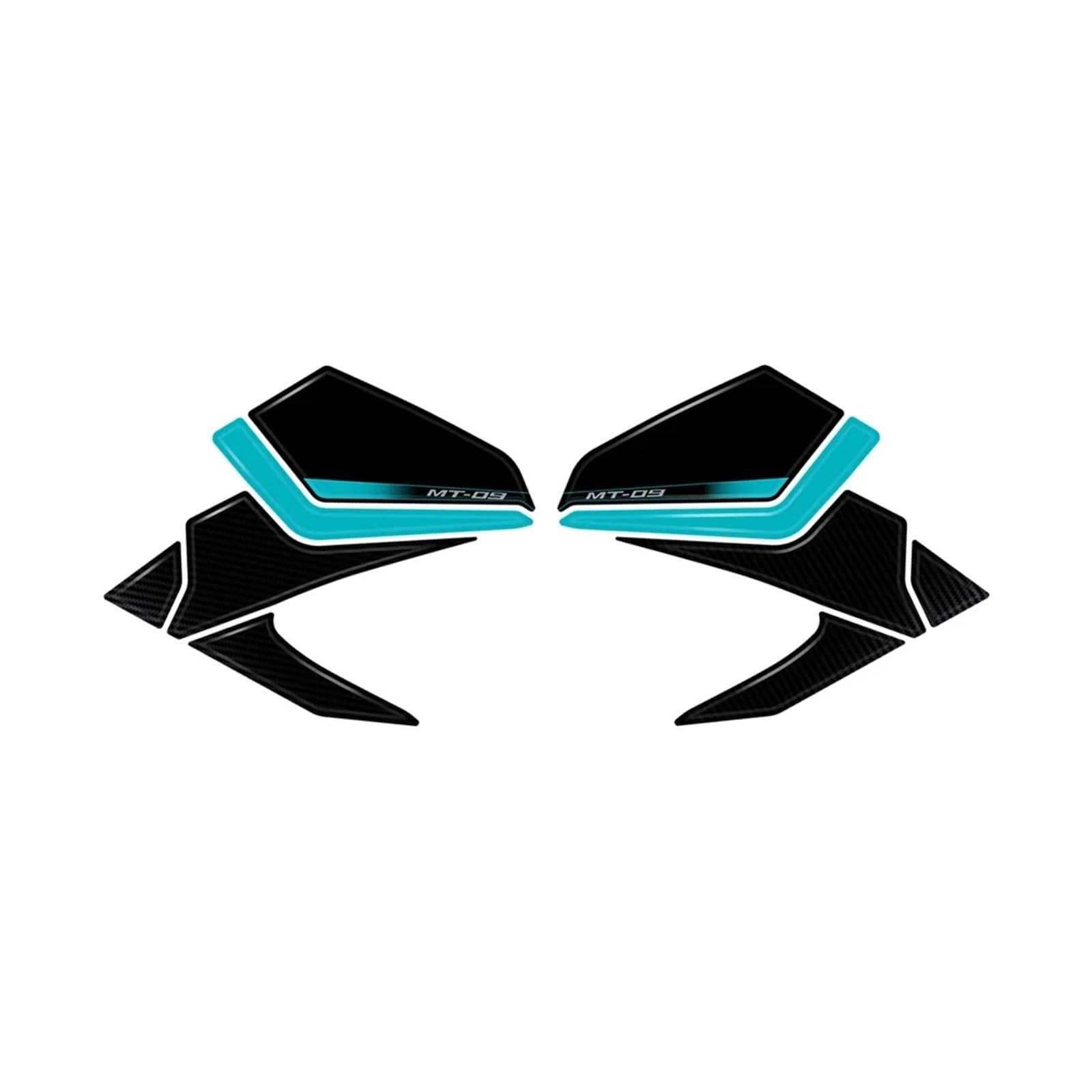 Tank Pad Stickers 3D Motorcycle Fuel Tank Protection Decals Waterproof for Ya&maha Mt09 MT-09 MT MT09 09 2024 Fuel Tanks Pads