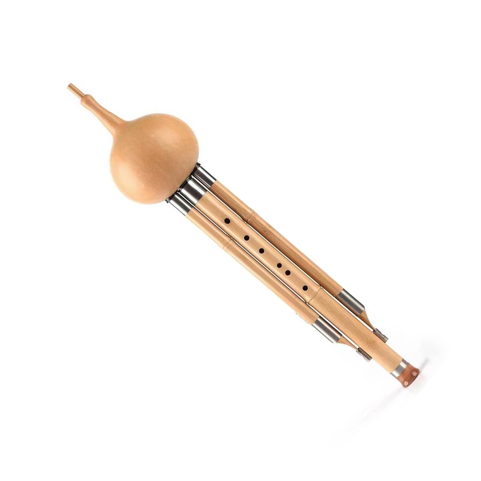 Flet Hulusi Profesjonalny Ręcznie Robiony Tradycyjny Instrument Muzyczny Hulusi Bb/C Z Etui(BB Key1)
