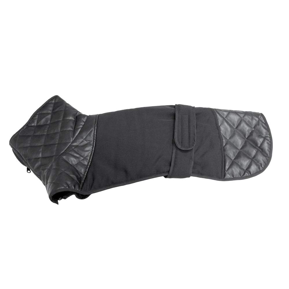 Croci C7274187 Greyhound Dog Jacket Black 65 cm
