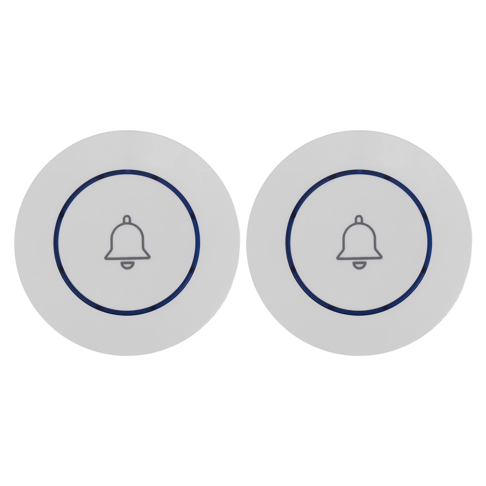 Jnchdghwa White 2X M6 Doorbell Outdoor Button Wireless Doorbell Smart Wifi Doorbell Home Alarm Smart Doorbell Wireless 433 Doorbell