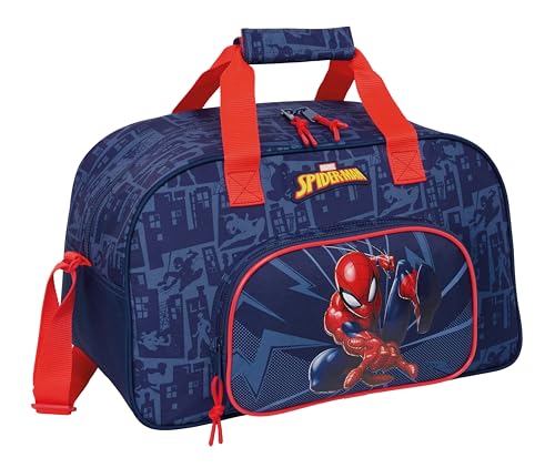 SPIDER-MAN - Bolsa de Deporte, Mochila, Ideal para Niños de Diferentes Edades, Cómoda y Versátil, Calidad y Resistencia, 40x23x24 cm