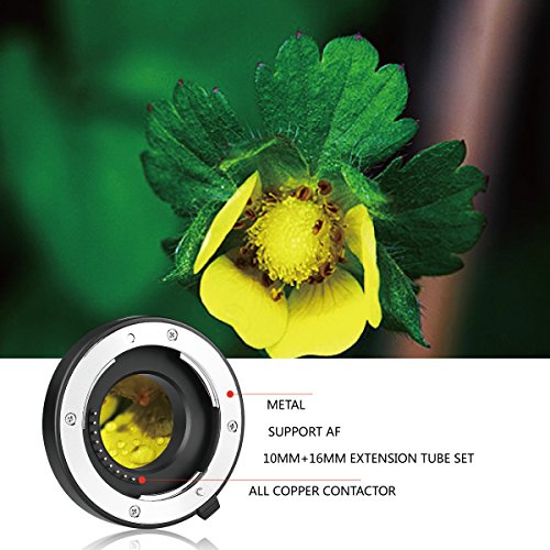 Meike Mk-P-Af3A Automatic Extension Tube For Olympus Panasonic Micro Four Thirds M4/3 System Camera Lenses 10Mm 16Mm (Metal Auto Focus Plastic Body) #TOP6
