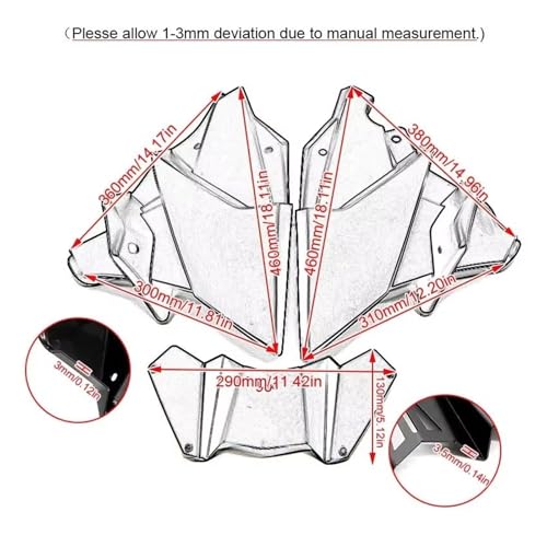 Aileron aérodynamique MT-09 SP look carbone finition premium