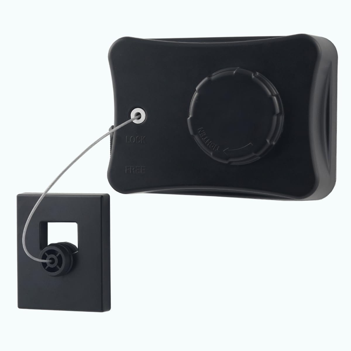 Qiviluto Retractable Clothesline Indoor Clothes Line for Hanging Dry and Wet Clothes on Heavy Duty Outdoor Clothing Lines 16.7 ft (Black)